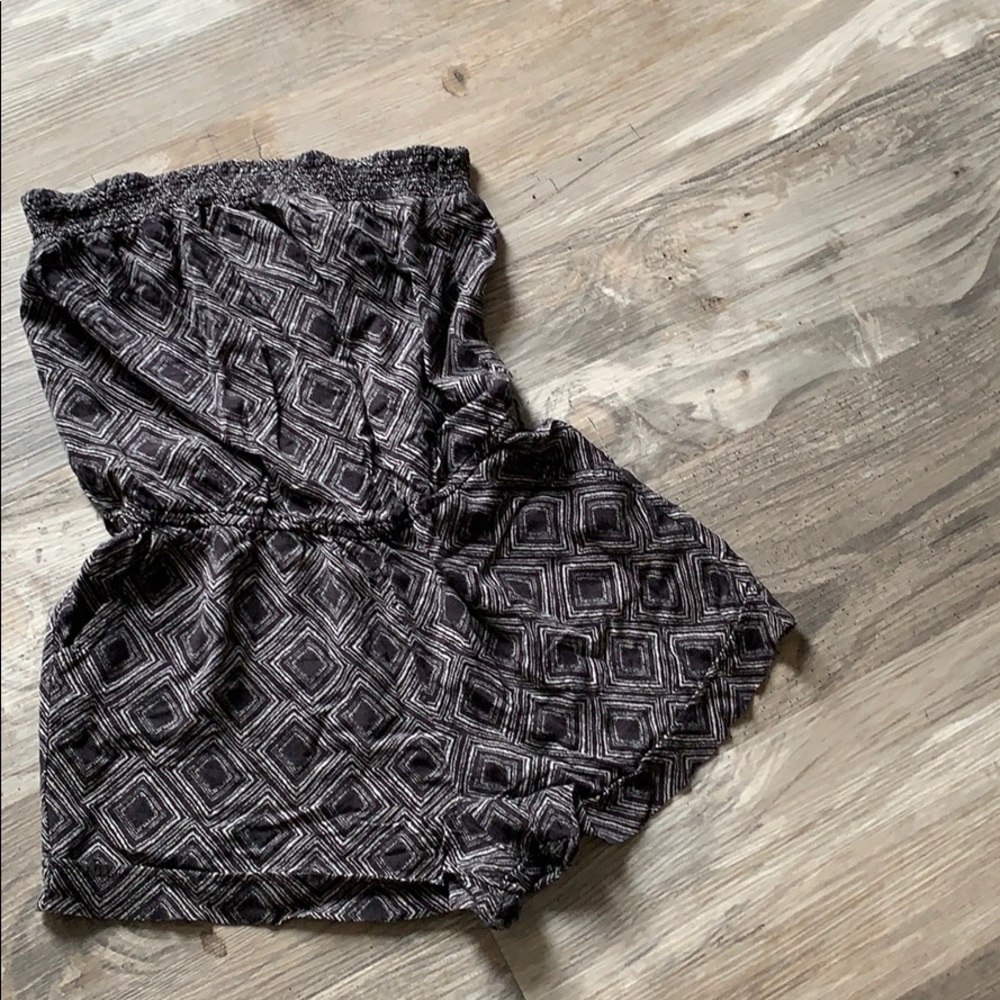 F21 Patterned Tube Romper size Medium